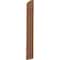 Ekena Millwork Americraft 2-Board (2 Batten) Wood Joined Board-n-Batten Shutters w/Ellipt Top, ARW101BE207X77BTH, PR ARW101BE207X77BTH - alternate 3